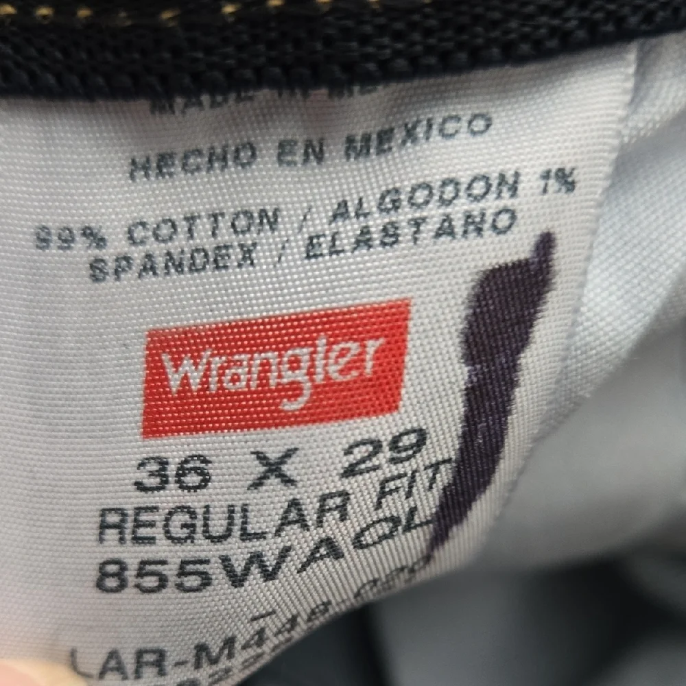 Wrangler Premium‎ Quality Regular Fit Jeans Classic Denim Size 36x29